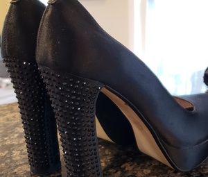 Michael Kors Satin Platform Pumps